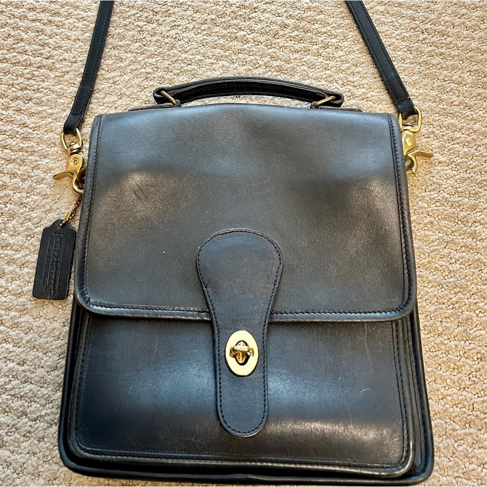 Vintage Coach Leather Bag